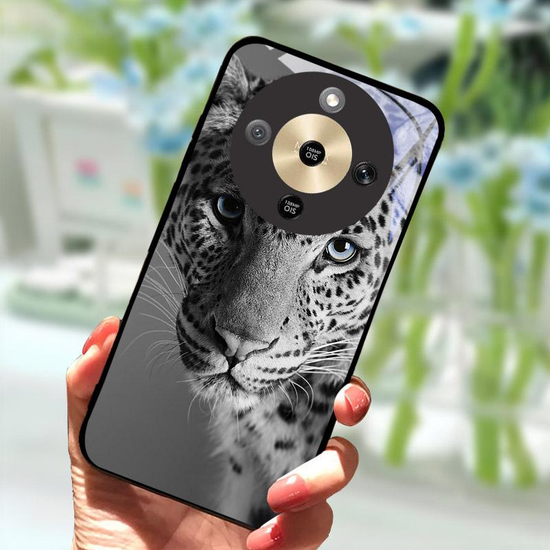 Для Honor X9d HonorX9d Чехол MTN-NX1 Роскошный Расписной Чехол Закаленное Стекло Корпус Телефона Для Honor X 9 D Fundas Coque Защита Камеры