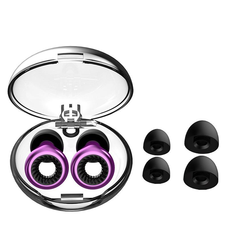 Шумоподавляющие бесшумные металлические силиконовые беруши с петлей-кольцом для сна и плавания