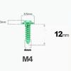 1 шт. M4 M5 M6 X 12/14/16/20-55 мм GR5 TC4 Титановый сплав Саморез Torx с фланцем Корпус мотоцикла