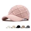 Women's Autumn Winter Knitted Wool Baseball Cap Warm Cap Outdoor Coldproof Riding Cap
