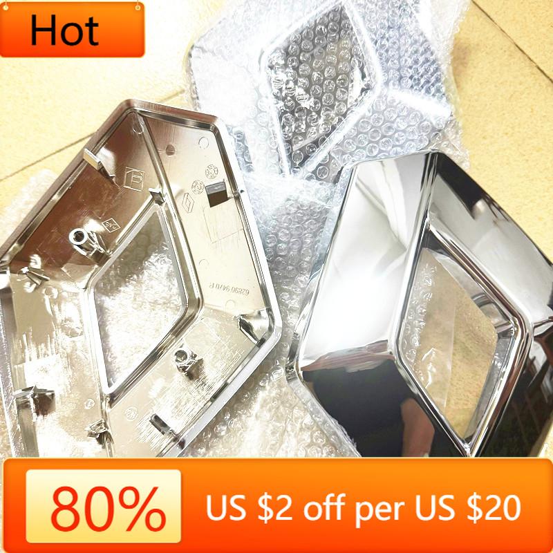 2026 Hot For Renault Interior Stickers OEM 628909470R car Front Emblem Badge For Renault Captur Clio 4 MK4 Fluence Megane badge Y999