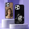 Чехол для телефона Lana Del Rey для iPhone 16, 15, 14, 13, 12, 11, Mini, Pro, E, MAX Серый Матовый Силиконовый Черный Чехол