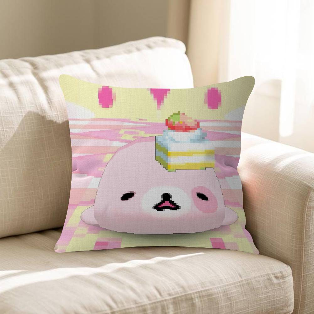 CUTE MMamegoma Seal Anime Pillow Cover Sofa Cushion Cover Home Room Decoration Children Gift