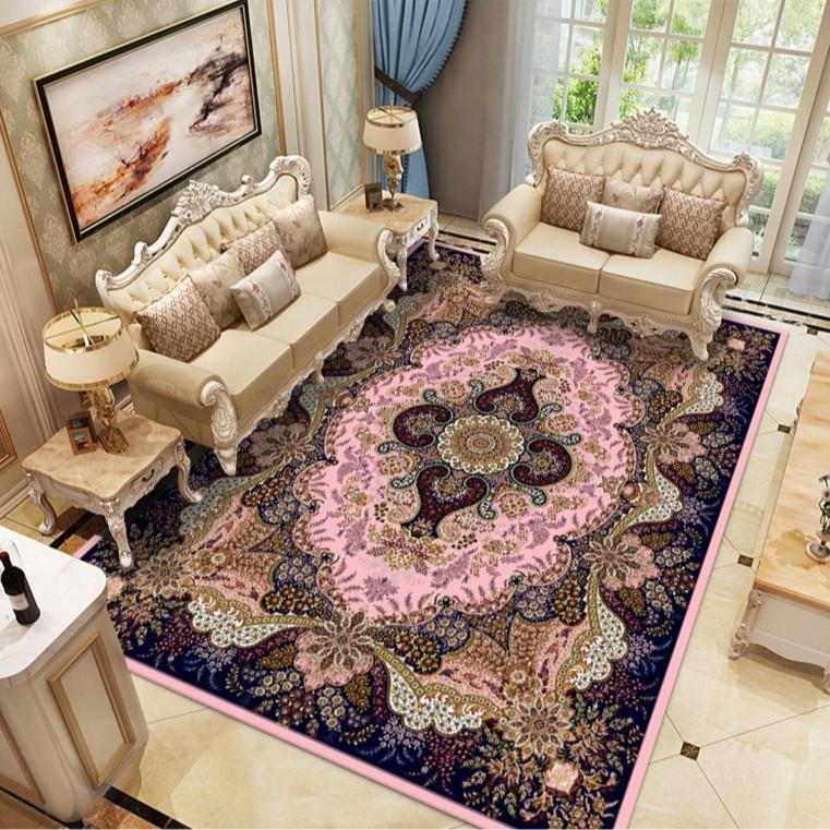 Ковер для гостиной в европейском стиле, напечатанный ковер для журнального столика в гостиной, коврик для рабочего стола, ковер у кровати в спальне