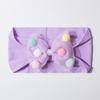 New baby headscarf combination, cute baby soft bow flower headband, children's accessories