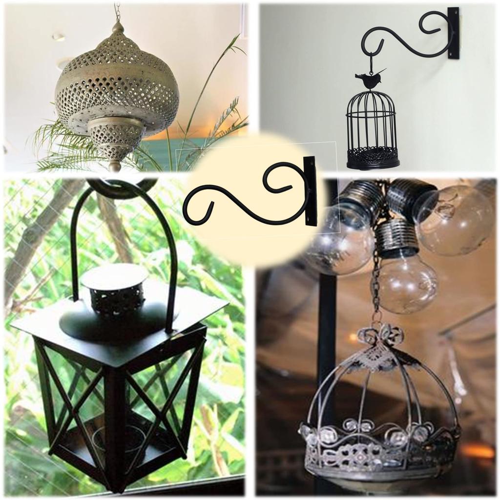 NOELAMOUR Подвесной кронштейн Подвесной крюк Железная кашпо Крюк для кашпо В помещении На улице Железный крюк Комнатное растение