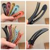 Ponytail Hairpin Hair Claw Headwear Alligator Clips Durable Duckbill Hair Clamps  for Women Girls