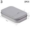 2pcs New Metal Box for Cream Balm Cosmetic Container Refillable Bottles Tea Cans Aluminum Tin Jar