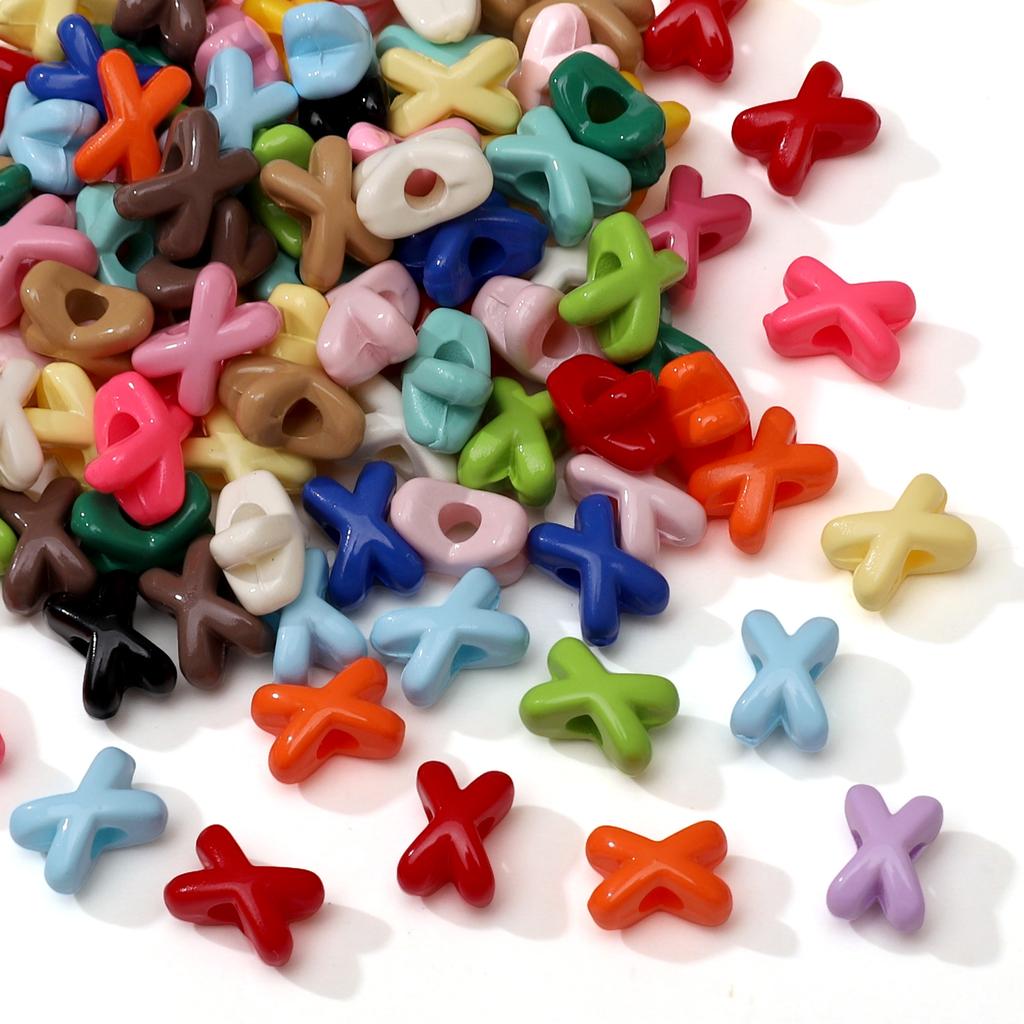 Разделительные бусины в форме вилки, акриловые шармы с эмалевой росписью для изготовления украшений своими руками, вариант 5 или 20 шт.