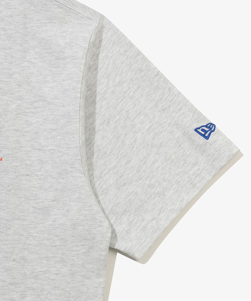 NEW ERA Mlb New York Mets Player Signature T-Shirt Heather Grey
