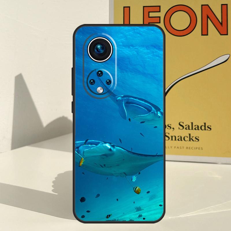 Чехол с изображением ската для Honor 200 Magic 7 5 6 Pro Honor X9c X9b X9a X8b X8a X8 X9 50 70 90 Lite Задняя крышка