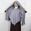 Women Fashion Islamic Head Scarf  Muslim Hijab Solid Color Hijab Shawl  Women Jersey Turbans Turban Instant Wrap