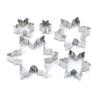 5pcs/set DIY Kitchen Baking Tool Snowflake Cutter Cookies Stainless Steel Fondant Christmas Cake