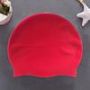 Swim Cap Elastic Put on Easily Silicone Silicone Swimcap Long Hair for Training