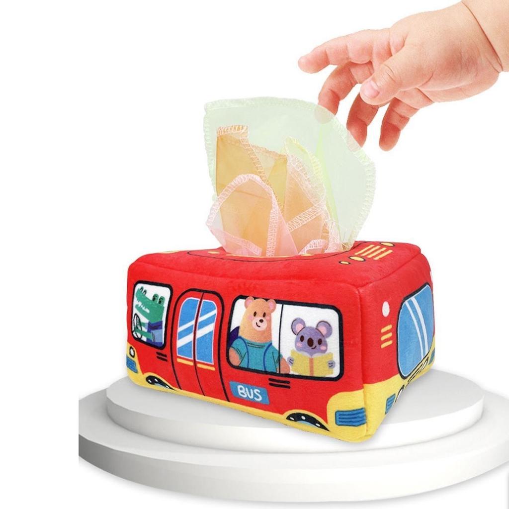 Игрушки Монтессори для малышей, многоразовая моющаяся коробка для волшебных салфеток для мальчиков и девочек, обучающие игрушки для раннего детства, подарки для детей(1 упаковка)