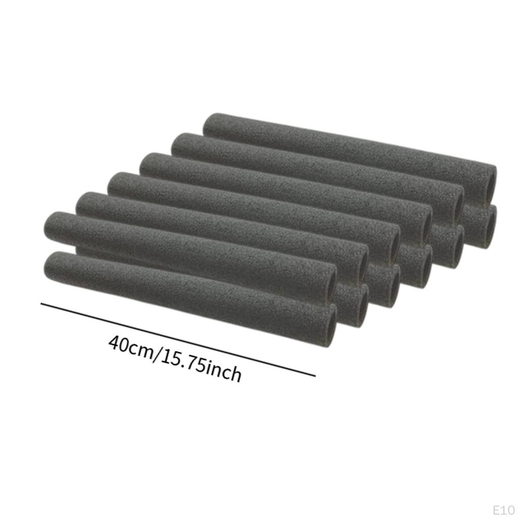 12 шт. батутных шестов, пенопластовые рукава, защитные чехлы, удобные, 15,75 дюйма, прочные, легкие