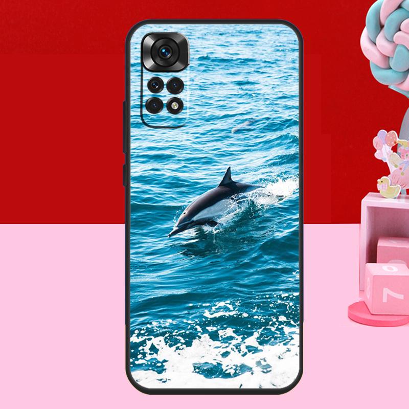 Dolphin Case For Xiaomi Redmi Note 14 13 12 11 10 15 Pro Plus Redmi 15 C 10C 12C 13C 14C Soft Cover