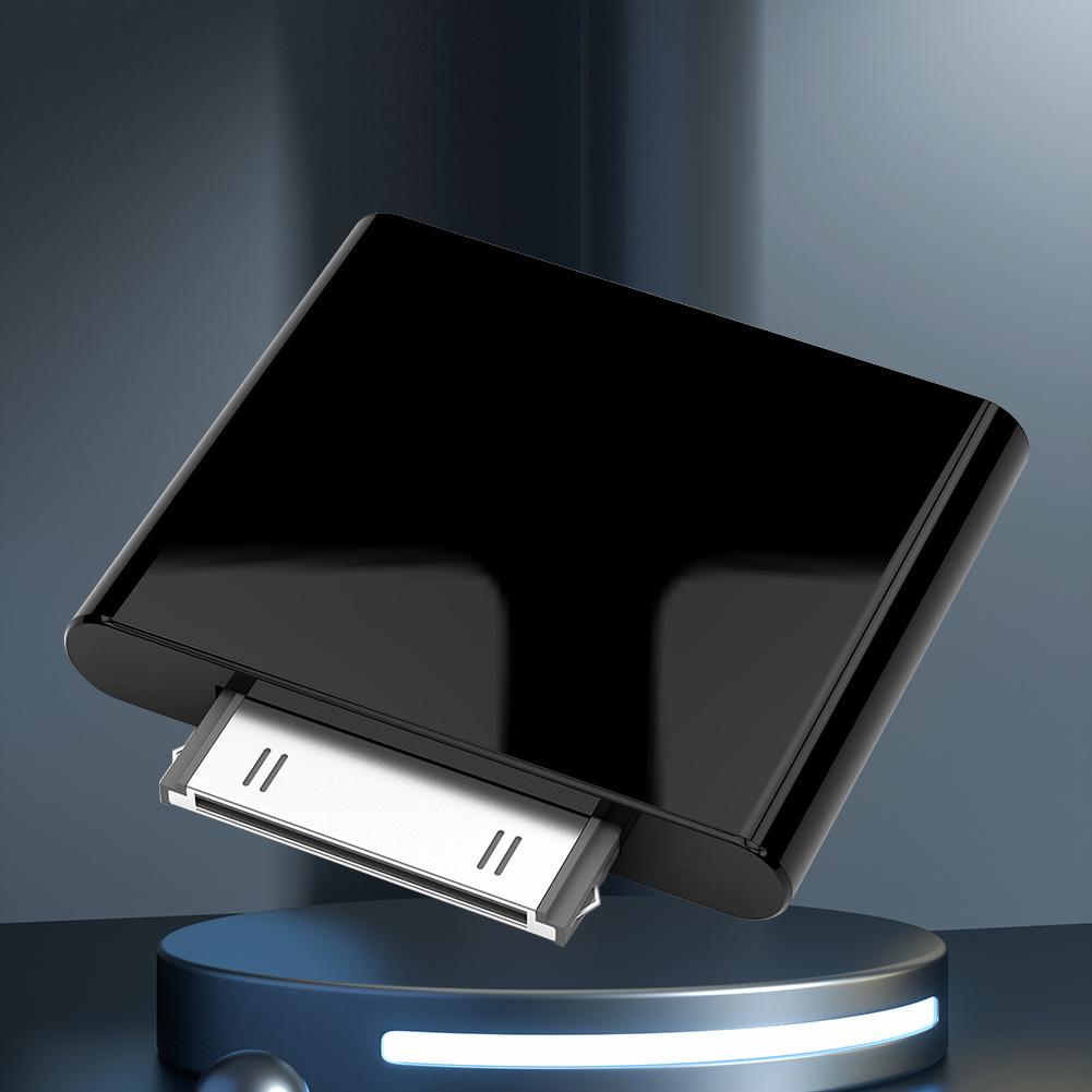 30-контактный Bluetooth-совместимый передатчик Черный/Белый Аудиопередатчик Профессиональный Беспроводной Bluetooth-совместимый для Ipod