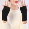 Fingerless Knitted Gloves  Wool Gloves Fashion Half Finger Gloves  Female/Girls