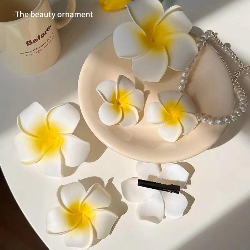 Богемный стиль Цветок Заколка для волос Корейский стиль Пляжная заколка для волос Имитация цветка Заколка для волос Девушка