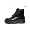 Rikard Smooth Leather Platform Lace Up Boots Black Men Sneakers 27833001