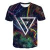 Novel Abstract Pattern Men's T-shirt Summer Fashion Casual Personality Graphic Tee Tops 3D Print T Shirt 2025 New Arrival