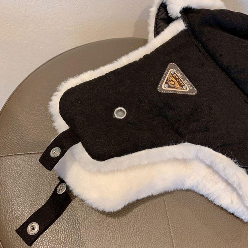 Windproof Winter Bomber Hats Ear Protection Warm Snow Cap OutdoorsThick Balaclava for Men