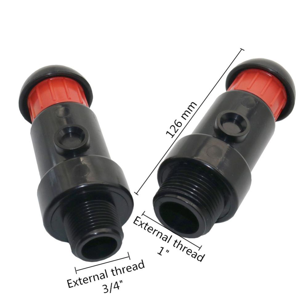 3/4" 1"Plastic Automatic Air Vent Valve Agriculture Industrial Irrigation Plumbing Intake and Exhaust Valve Fittings Hose Joint