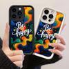 JT57 Будь Счастлив Чехол для iPhone 17 16 15 13 Pro Max Samsung S26 S25 S24 Ultra A17 A16 A07 A56 A55 Xiaomi 15T Redmi Note 14 Pro Plus Мягкий ТПУ Чехол