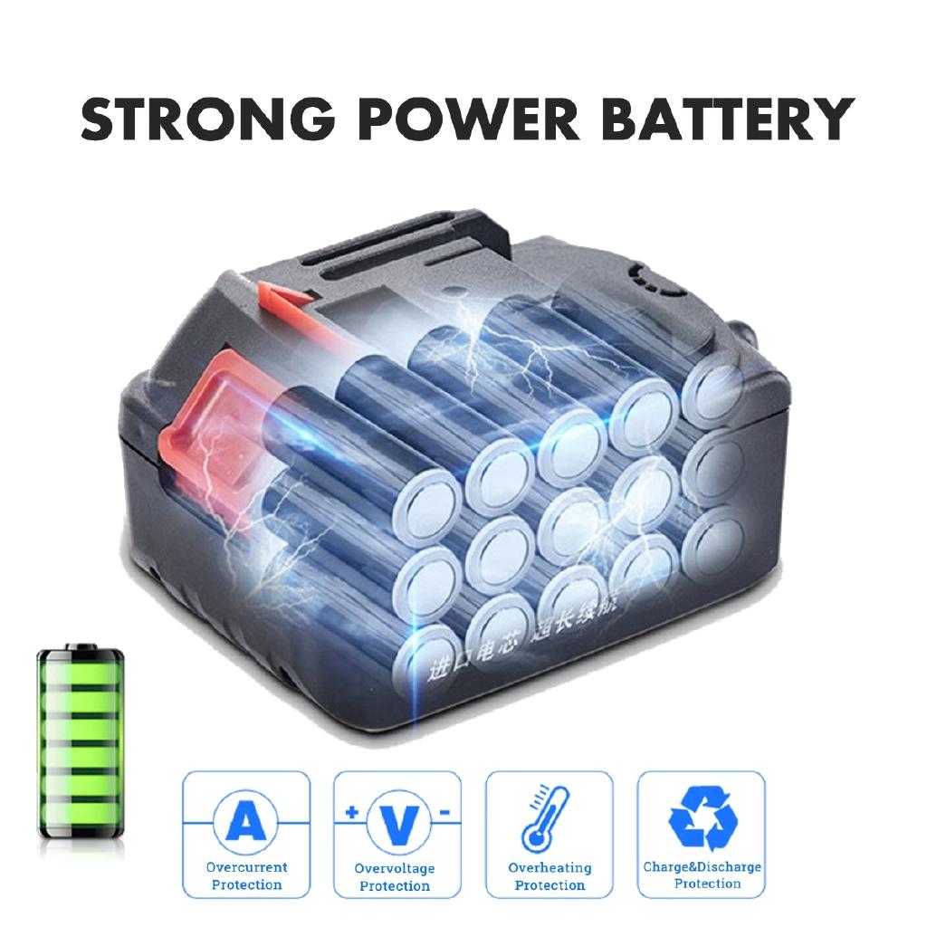 Electric Brushless Angle Grinder Polishing Machine 188VF/218VF Cordless Polisher Cutting Tool Set With 1/2 Li-ion Battery