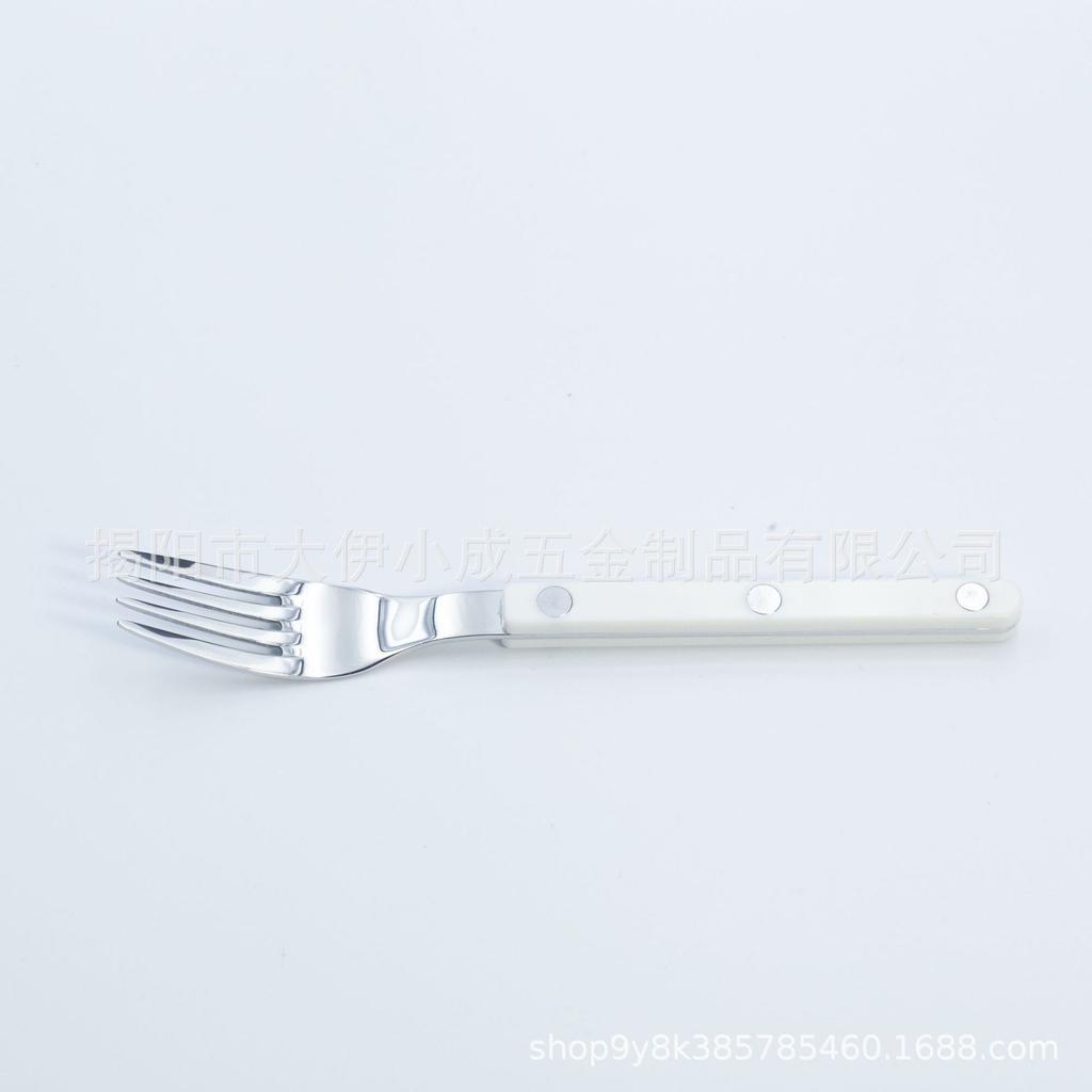 Набор столовой посуды для западного ресторана из нержавеющей стали 304, бытовой, с ручками-зажимами, нож, вилка, ложка, ручки под мрамор, нож для масла, десертная ложка