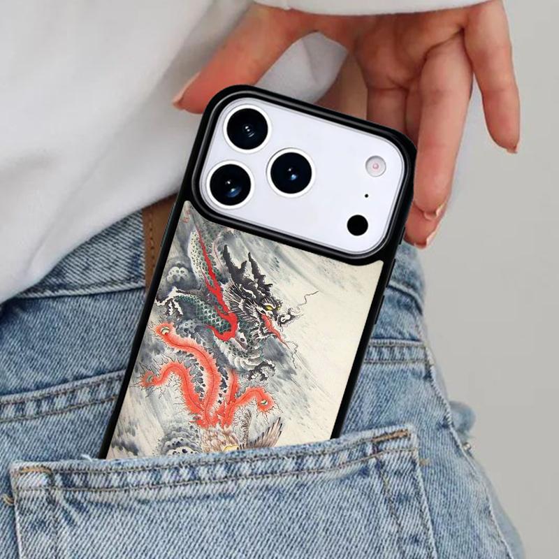 Легендарный Чехол для Телефона с Китайским Драконом для iPhone 17ProMax 12 13 14 15 16e 17 Pro Max Plus Air Cover