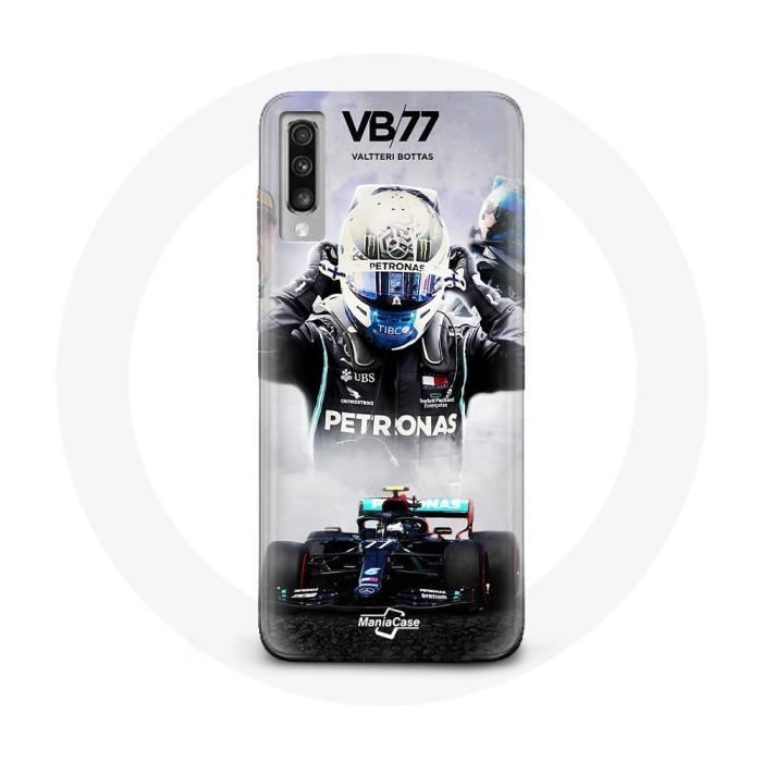 Case for Samsung Galaxy A50 Formula 1 Valtteri Bottas F1 Racing Driver Black