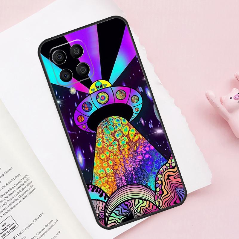 Эстетика Мультяшный Инопланетянин Космос Для Samsung Galaxy M54 M34 M14 M53 M33 M13 M12 M32 M52 M20 M15 M55 M21 M51 M31s M30s Чехол