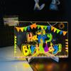 LED Glowing Transparent Marking Board Acrylic Erasable Adult, Children Art DIY Painting Board Home Office Store Supplies