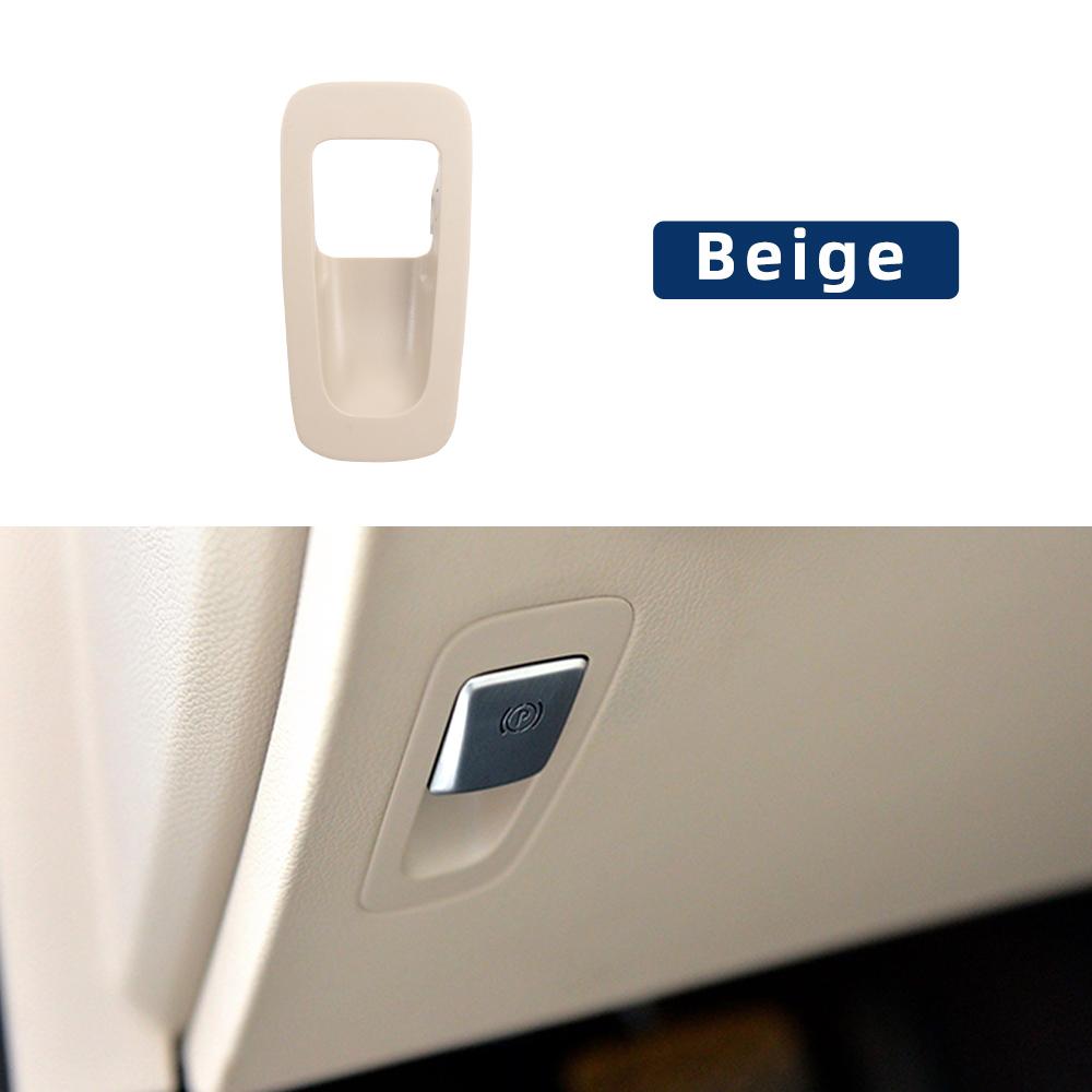 2536807202 Black/Beige Car Interior Handbrake Outer Cover For Mercedes Benz GLC Class W253 Parking Brake Switch Panel 2016-2025