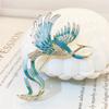 Pinkdudu Romantic 3 Color Phoenix Ancient Style Brooch Retro Luxury Charming Mythical Creature Brooch Pin for Women PD1223