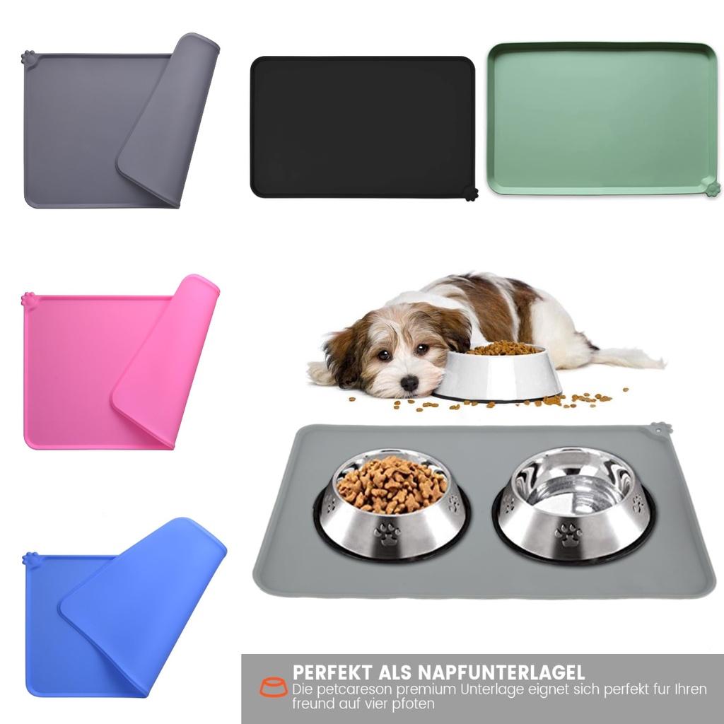 Cat Food Dog Mat Pet Feeding Bowl Placemat Waterproof Non Slip Floors Silicone