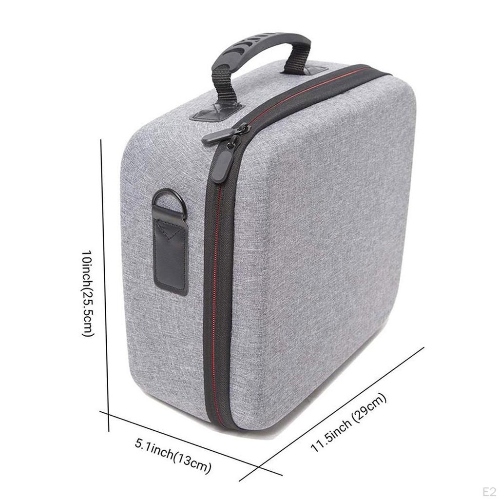 Game Console Storage Box Multipurpose Easy Carrying with Handle Hard Shell Handbag Protective Bag