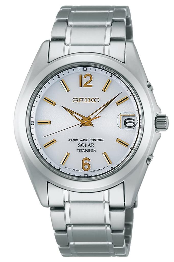 Watch Seiko Selection Titanium Solar Radio Watch SBTM227 Silver [Seiko Watch] Men's