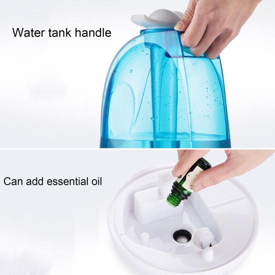 Увлажнитель воздуха большой емкости, тихий ультразвуковой увлажнитель, портативный увлажнитель тумана для спальни, дома