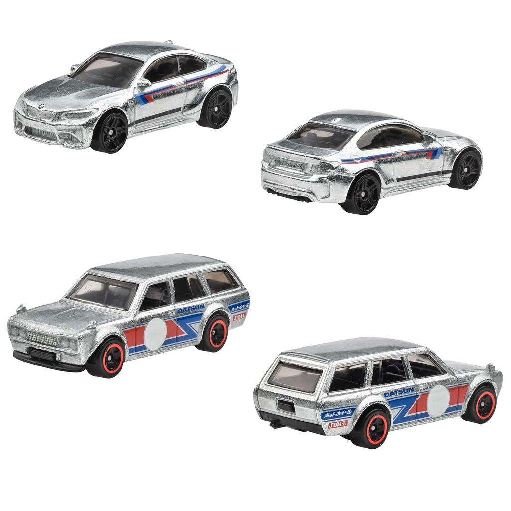 Hot Wheels Zamak Multipack Mini Years Old and HDH53 Metal [6 Cars] [3 Up]