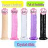 Transparent Realistic Dildo Anal Plug for Women's Self-Pleasure - Erotic Adult Product