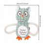 Squeaky Dog Toy with Cotton Rope Safe for Dogs, Young Dogs