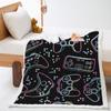 Game Console Collection 3D Digital Printing Thickened Lamb Fleece Crystal Fleece Blanket
