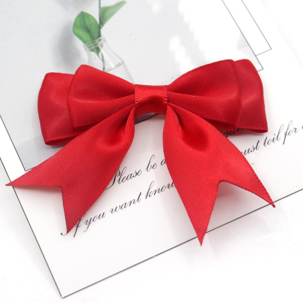 2,5 см полиэстер с двойным ласточкин хвостом бант на талию сделай сам цветок ручной работы