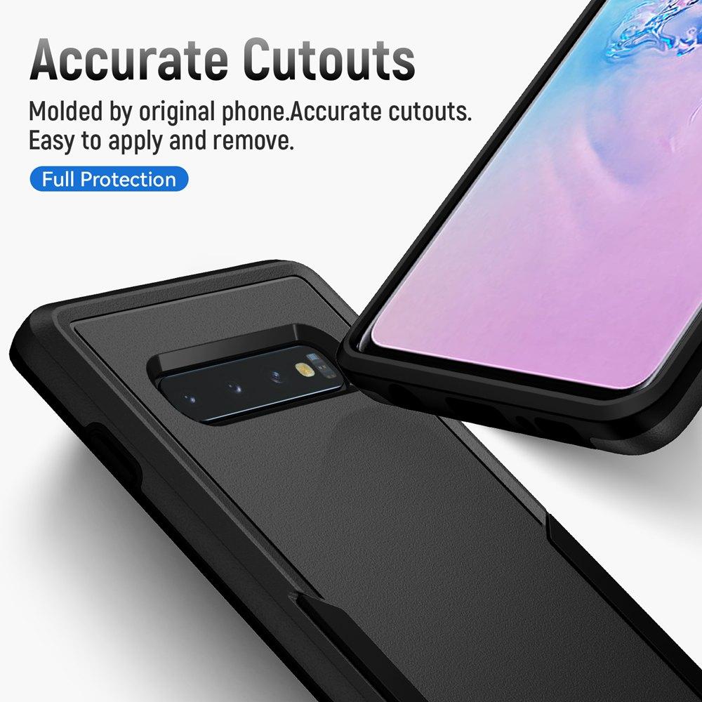 Чехол для Galaxy S10 Plus, противоударный гибридный чехол, двухслойная конструкция, жесткая крышка для чехлов Samsung Galaxy S10