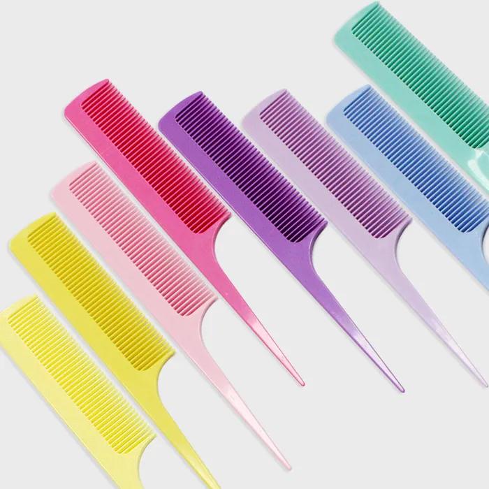 Earth & You Mini Eight-Color Tail Comb (2 pcs)