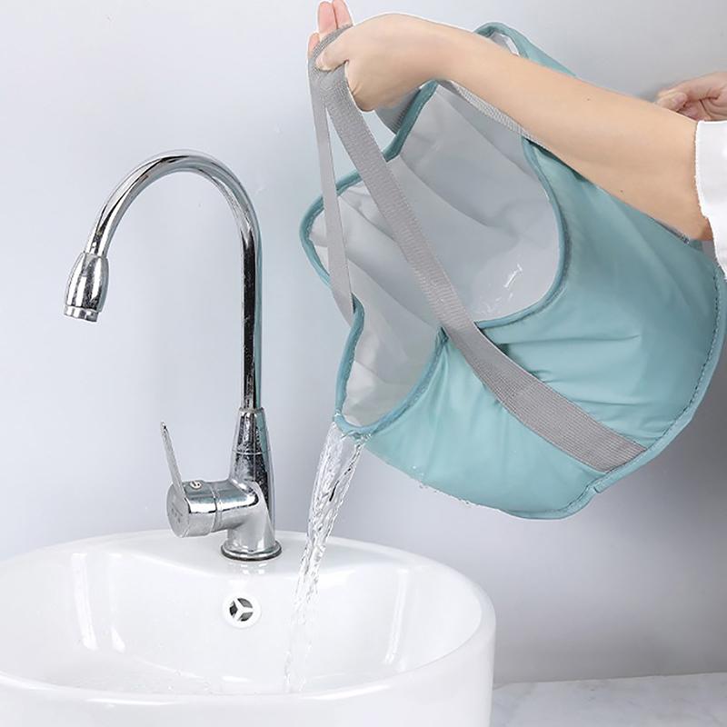 1 шт. Портативная складная ванна для ног с ручками, идеально подходит для замачивания ног во время путешествий, кемпинга и активного отдыха