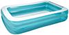 JILONG Giant Rectangle Pool, 228cm, Approximately 228 X 148 X 47cm (Inflated Size), JL-697866 BL